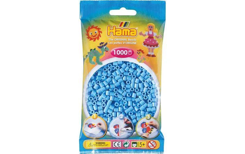 Hama Bügelperlen 1000 Stk. pastell bleu
