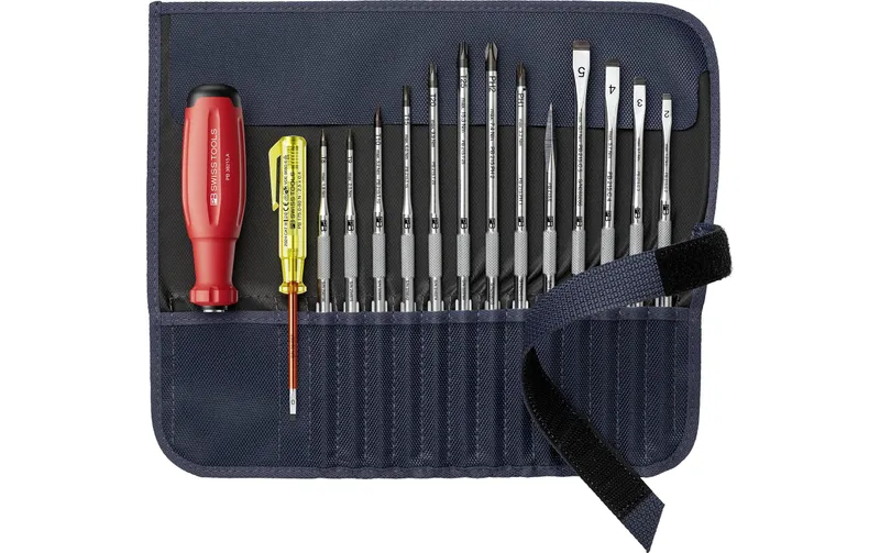 PB Swiss Tools Schraubenzieher-Set PB 38222 Evo GY Wechselklingen