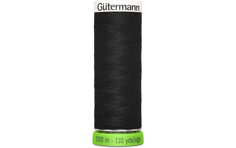 Gütermann Näh- e Stickgarn Allesnäher rPET 100 m nero