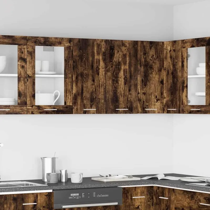 Hängeschrank Lyon Räuchereiche 60x31x60 cm derivato del legno