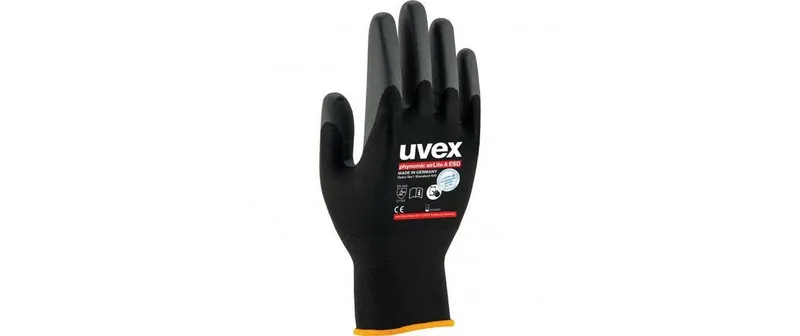 uvex Schutzhandschuh Phynomic AirLite A ESD 12, noir, 1 pièces
