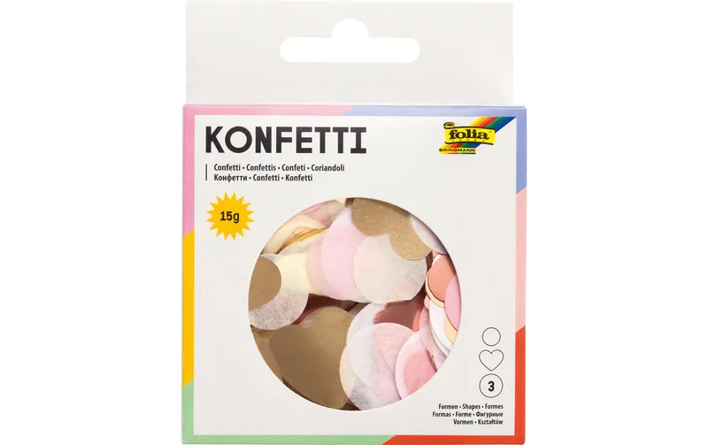 Folia Streudeko 15 g Konfetti, Love
