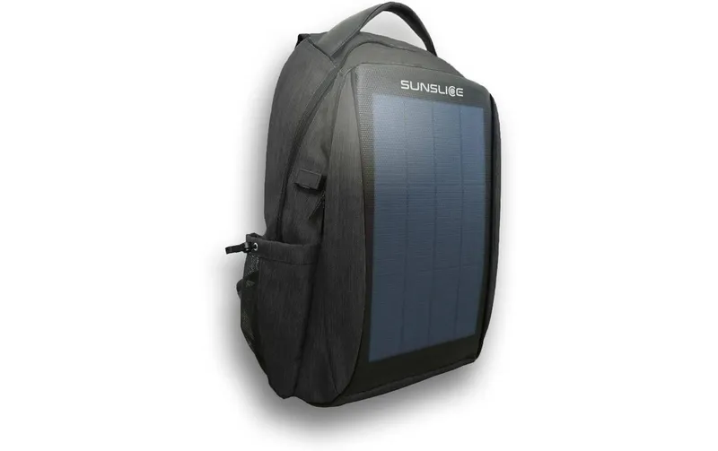 SunSlice Zenith – Solar Backpack – Schwarz 8 W