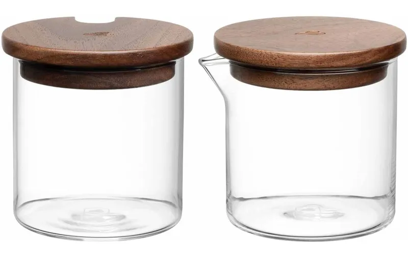 LEONARDO Zuckerdose Novo 4-teilig, brun/transparent