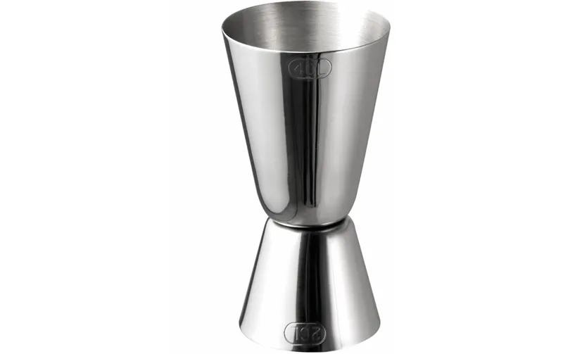 APS Cocktail-Doppelmass 40/20 ml, Silber