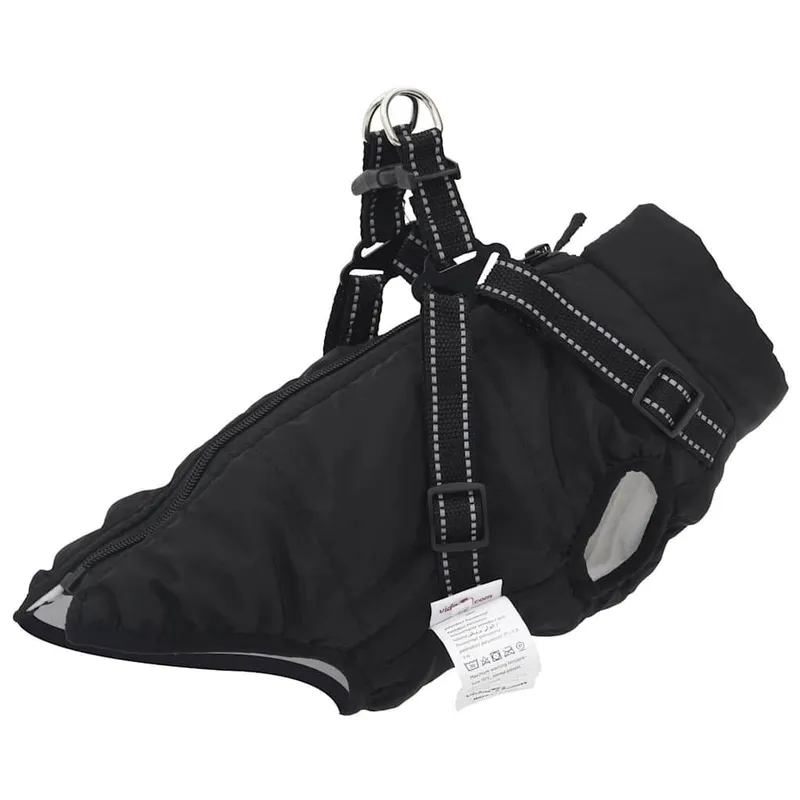 Manteau pour chiens avec harnais imperméable réfléchissant L40