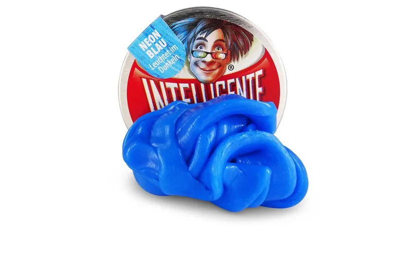 Intelligente Knete Knetmasse Kleine Dosen Neon blue 18 Gramm
