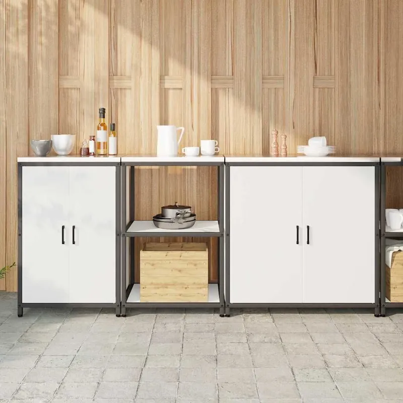 Ensemble de rangement cuisine HATTEM 3 pc Blanc