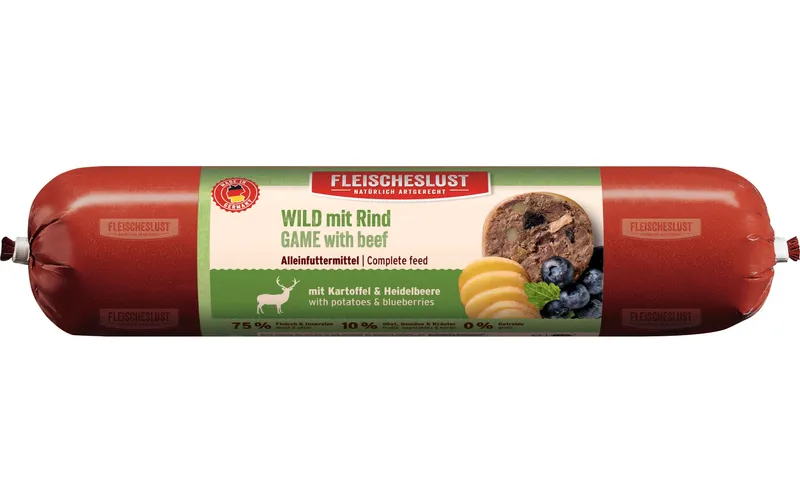 Fleischeslust Nassfutter Classic Wild, 400 g