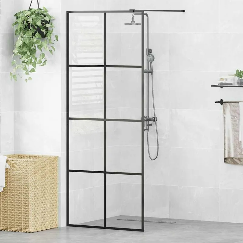 Duschwand for Begehbare Dusche with Klarem ESG glass 80x195 cm