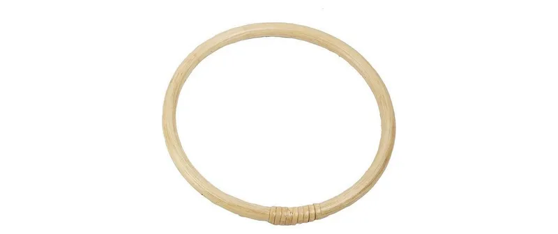 Creativ Company Taschengriff Ø 17 cm Bambus, 1 pièces