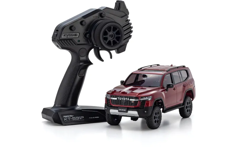 Kyosho Scale Crawler Land Cruiser GR Sports rouge, 1:18