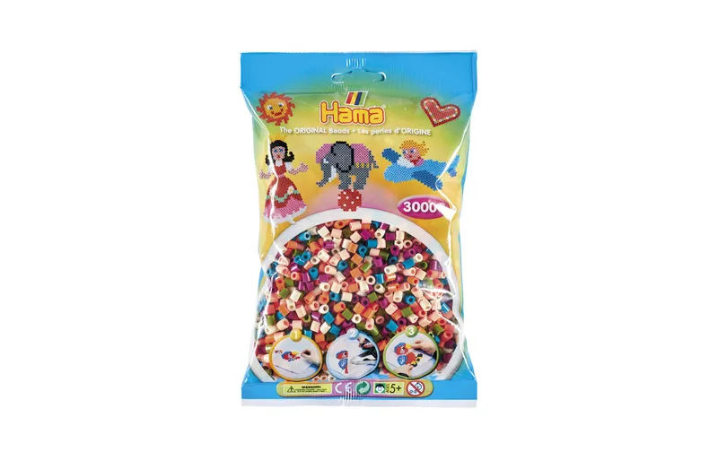 Hama Perles à Repasser 3000, Midi Mix Multicolore