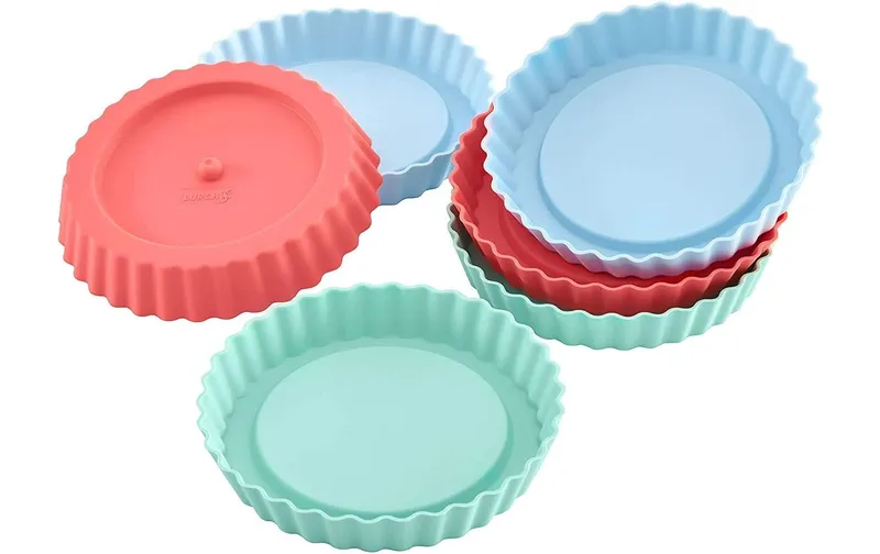 Lurch Tortelett-Backform Flexi rund 6 pièces, multicolore