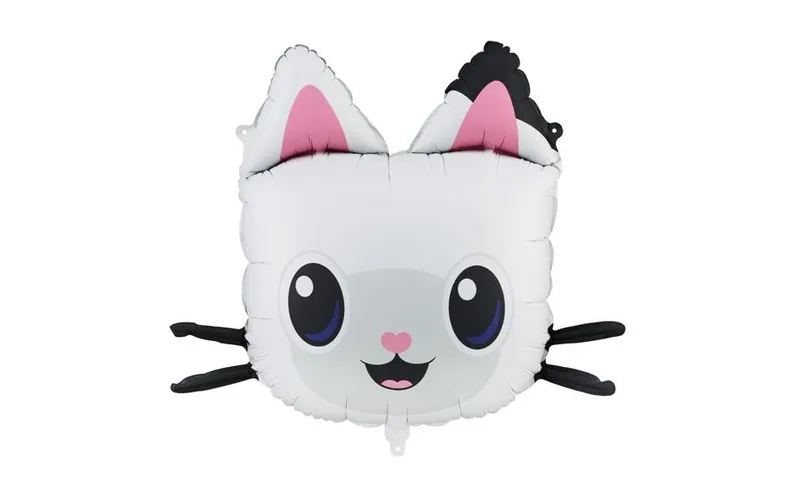 Partydeco Folienballon Panda Pfötchen multicolore/Pink/noir/blanc
