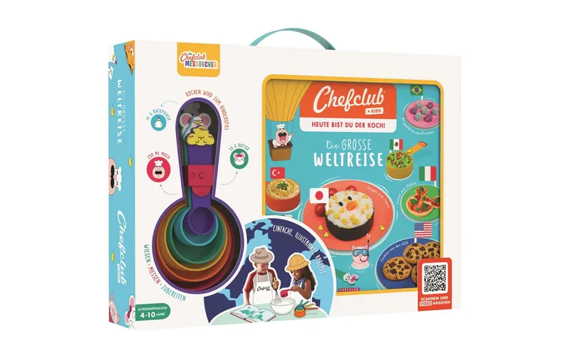 Chefclub Rezeptbuch la grosse Weltreise 6er ensemble, multicolore