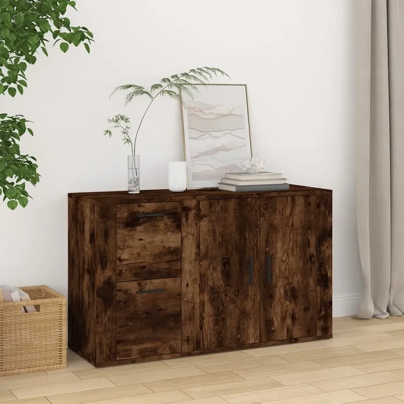 Sideboard Räuchereiche 100x33x59,5 cm derivato del legno