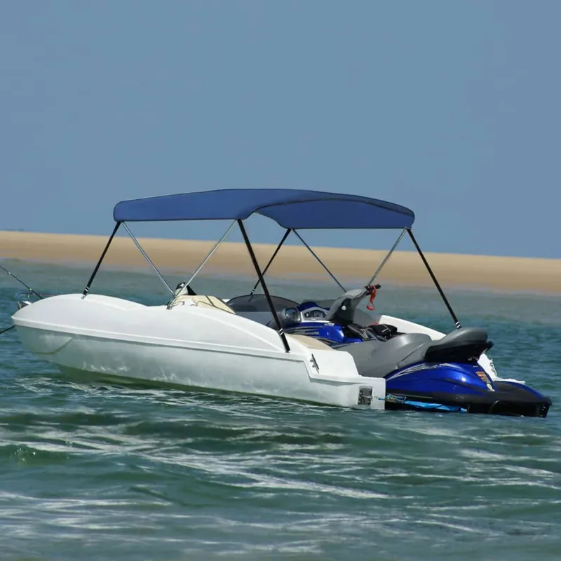 2-Bow Bimini Top Marineblau 180x150x110 cm