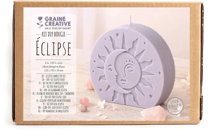 Graine Créative Kerzen-DIY-Set Eclipse Violett