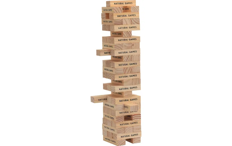 vedes CG Wackelturm mit 60 Spielsteine 60 Spielsteine aus Holz