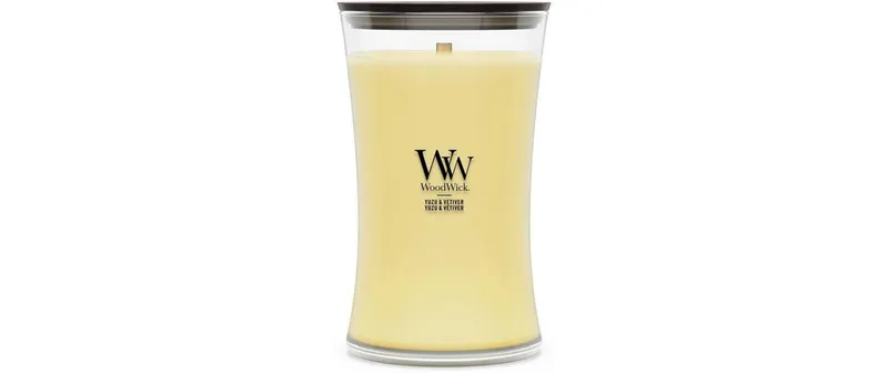 Woodwick Duftkerze Yuzu & Vetiver Large Jar