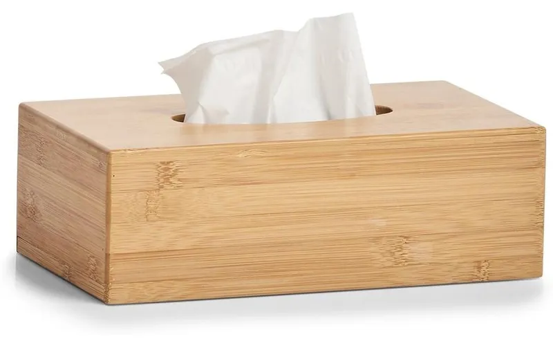 Zeller Present Kosmetiktuchbox Bamboo brun, Holz