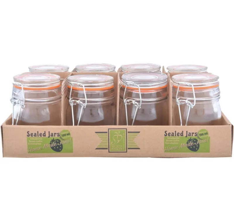 Esschert Design Einmachglas 160 ml, 8 pezzi