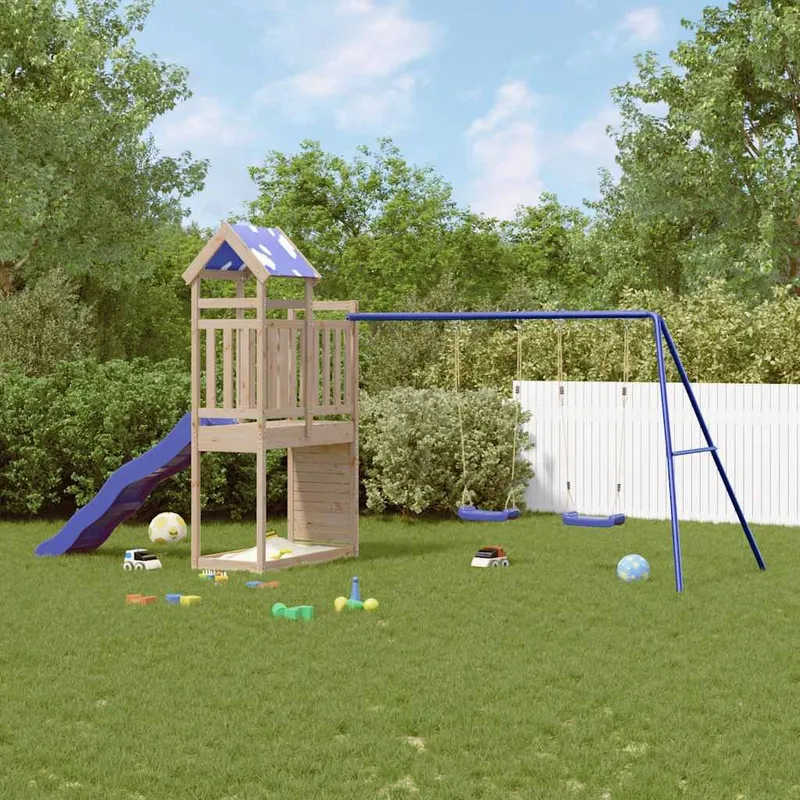 Spielturm solid pine wood