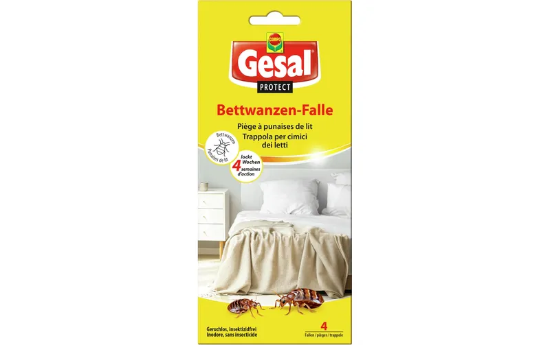 Gesal Protect Bettwanzen-Falle (2 x 2 Fallen)