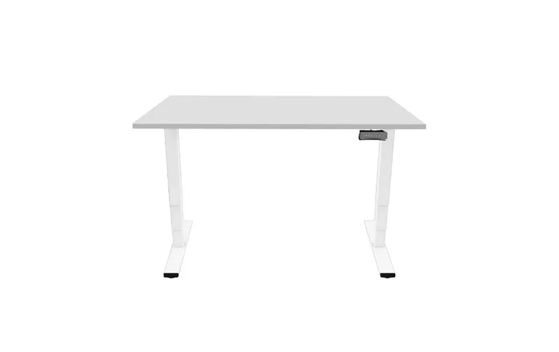 Contini RAL 9016 1.6 x 0.8 m blanc mit griser Tischplatte
