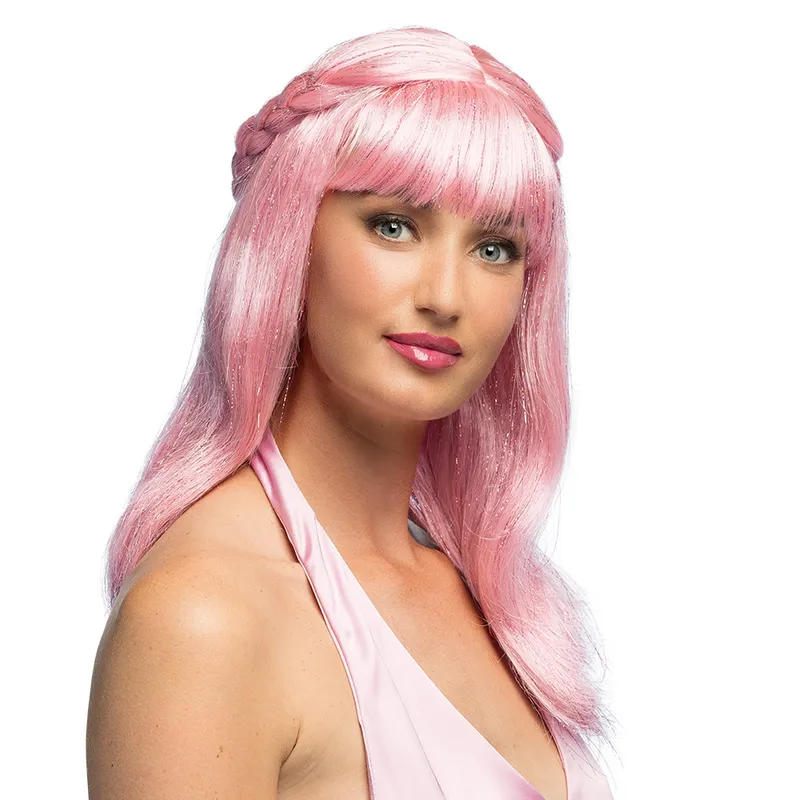 Perücke Pink sweety