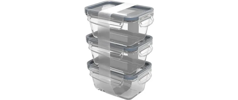 Rotho Vorratsglas Click & Lock 3 x 0.5 l
