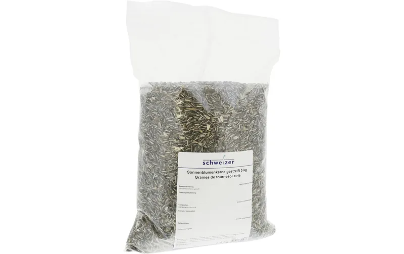 Eric Schweizer Wintervogelfutter Sonnenblumenkerne gestreift, 5 kg