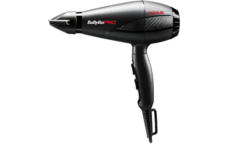 BabylissPRO Haartrockner Pro Black Star-Ionic BAB6250IE