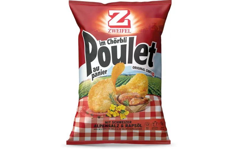 Zweifel Original Chips Pollo al Cestino 175 g