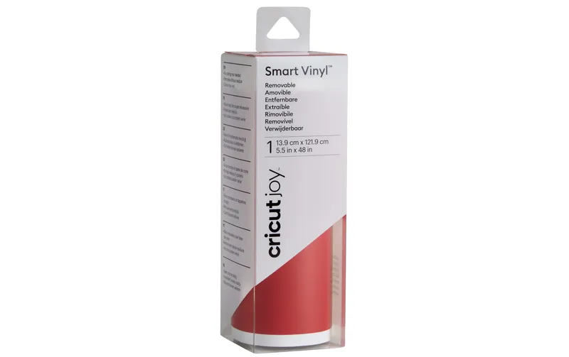 Cricut Vinylfolie Joy 13.9 cm x 121.9 cm Ablösbar, Rot