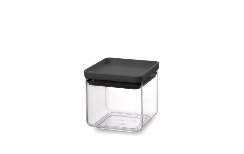 Brabantia Vorratsbehälter Tasty 0.7 l, transparent/black