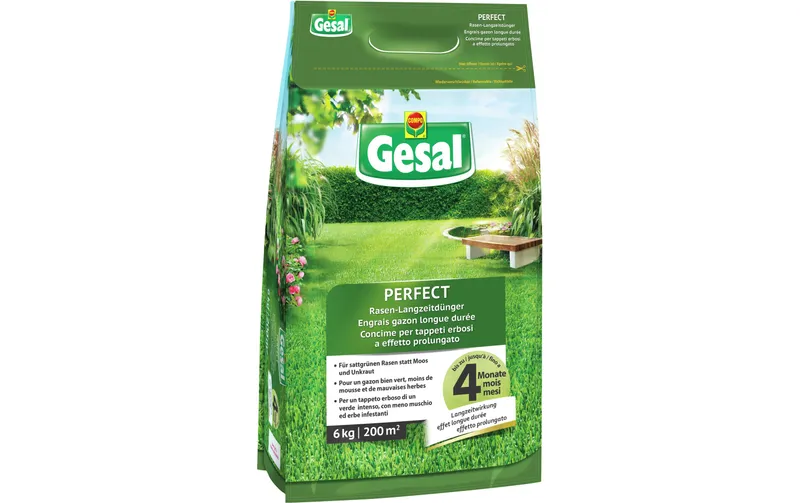 Gesal Rasen-Langzeitdünger PERFECT 6 kg