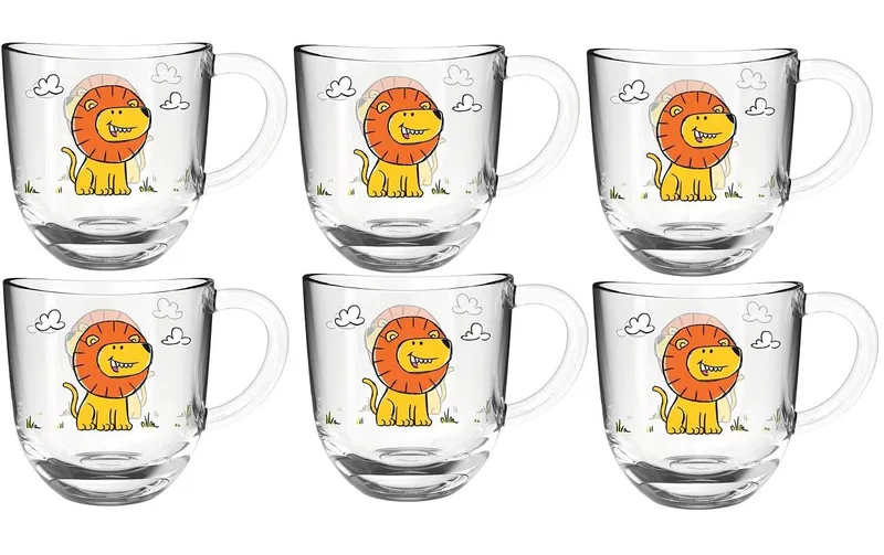 LEONARDO Kindertasse Bambini Löwe, 6-teilig