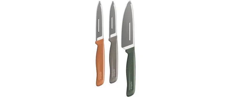 Zyliss Universalmesser 3-teilig Orange/vert/gris