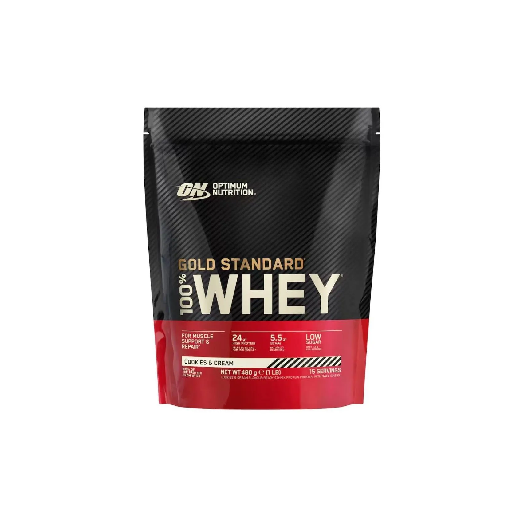 Optimum Nutrition Pulver Gold Standard Cookie/Crème 450 g