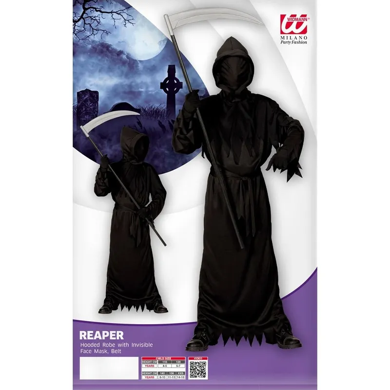 childrenkostüm Sensemann 158cm black