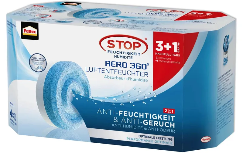 Pattex Pattex AERO 360° Nachfülltabs Neutral 3+1, 4 x 450 g