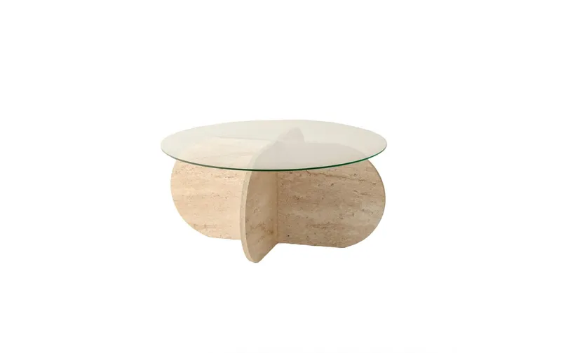 Woody Fashion Couchtisch Bubble transparent, 75 x 35 cm