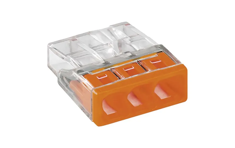 WAGO Steckklemme COMPACT 3 x 0.5-2.5 mm², 30 pièces