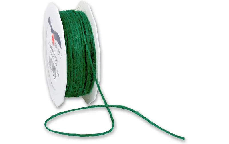 Pattberg Juteband 2 mm x 25 m, Tannengrün