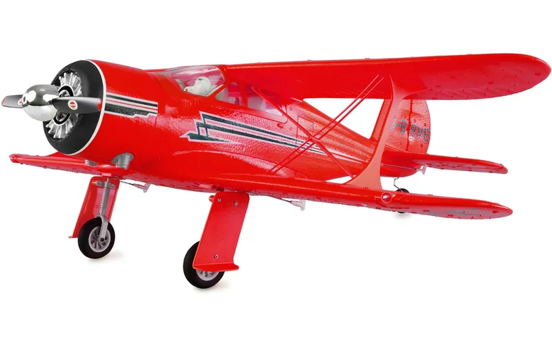 Amewi Motorflugzeug AMXflight Beech D17s rosso, 3D, 6G, RTF
