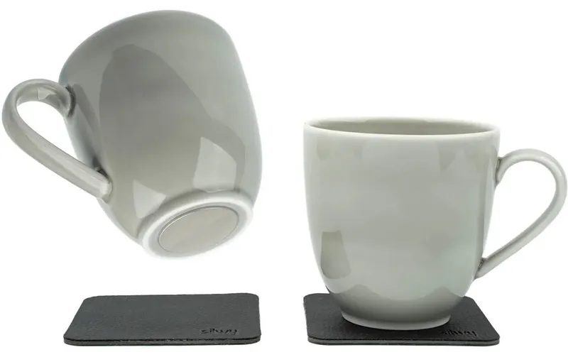 Silwy Magnet-Porzellantassen Ash