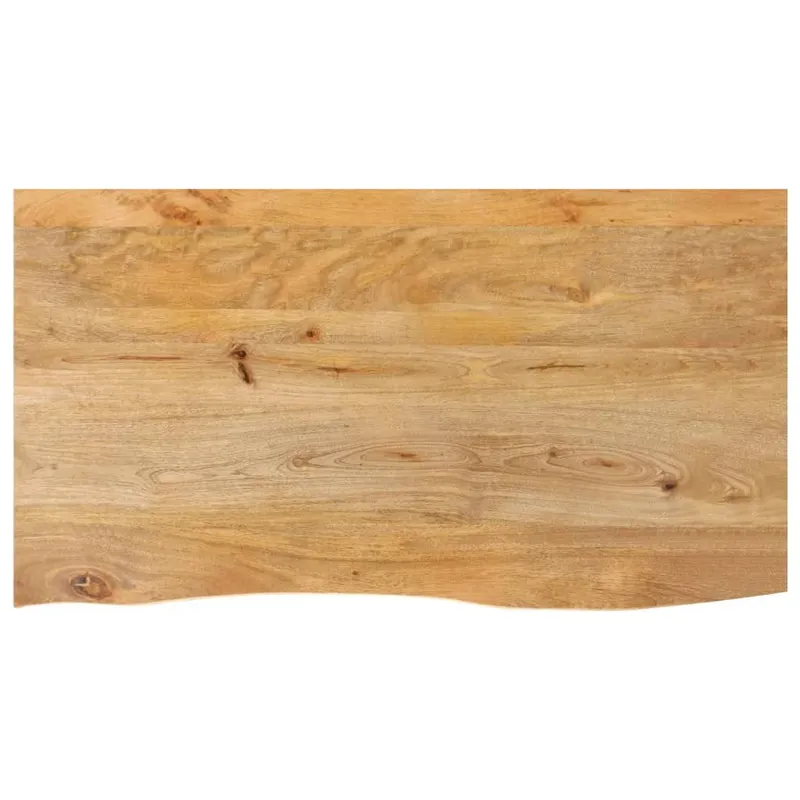 Tischplatte con Baumkante 110x60x3,8 cm legno massiccio Mango