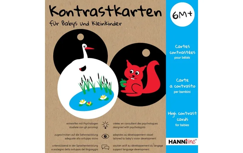 Hanniline Kontrastkarten ab dem 6. Lebensmonat Baukasten